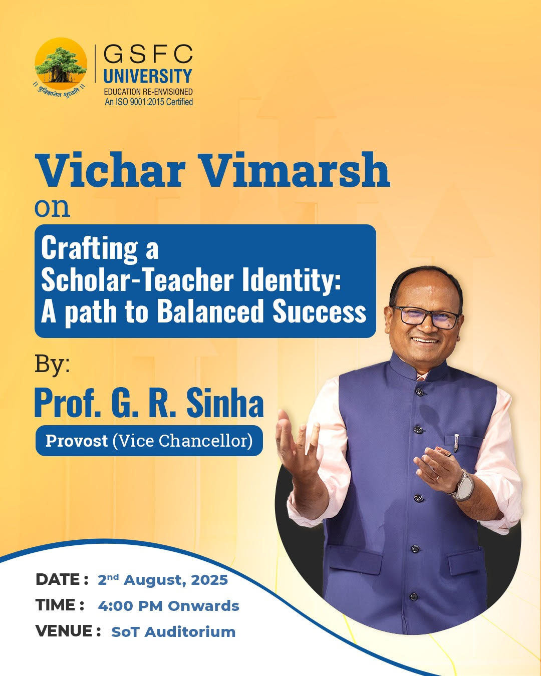 Vichar Vimarsh: Scholar-Teacher Role
